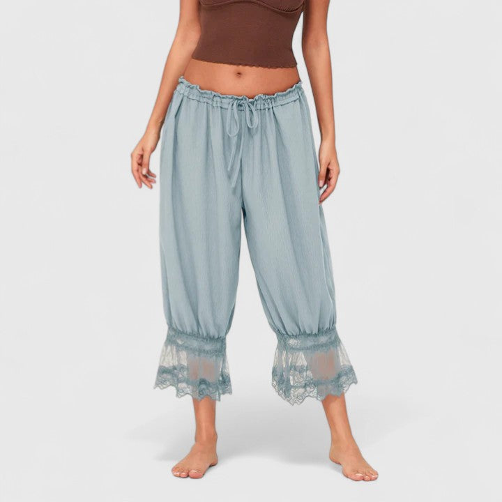 Stoffhose mit Patchwork - Ansicht 9