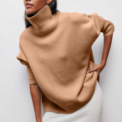 Strickpullover in Blau und Orange - Ansicht 5