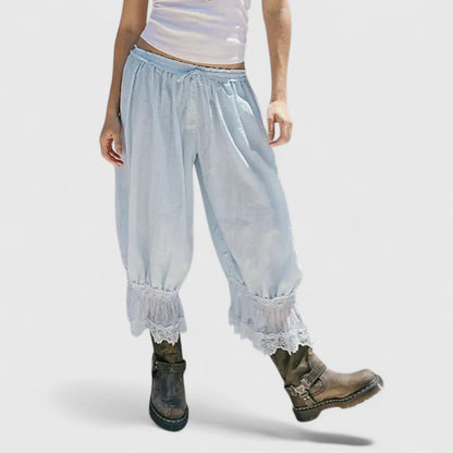 Stoffhose mit Patchwork - Ansicht 7