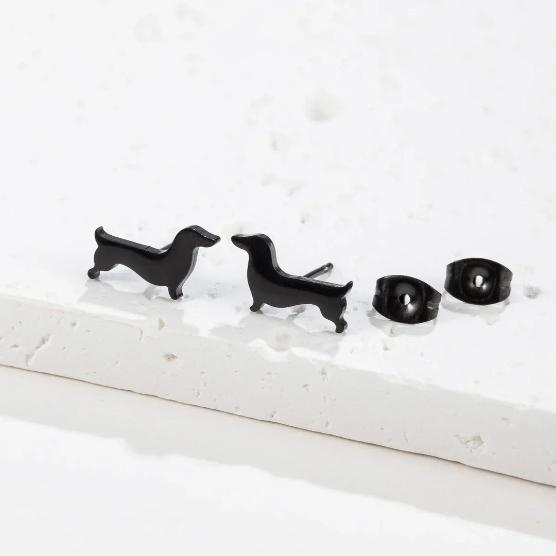 Dackel Ohrstecker