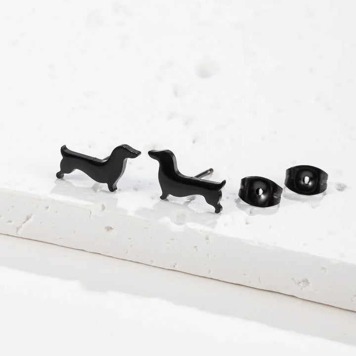 Dackel Ohrstecker