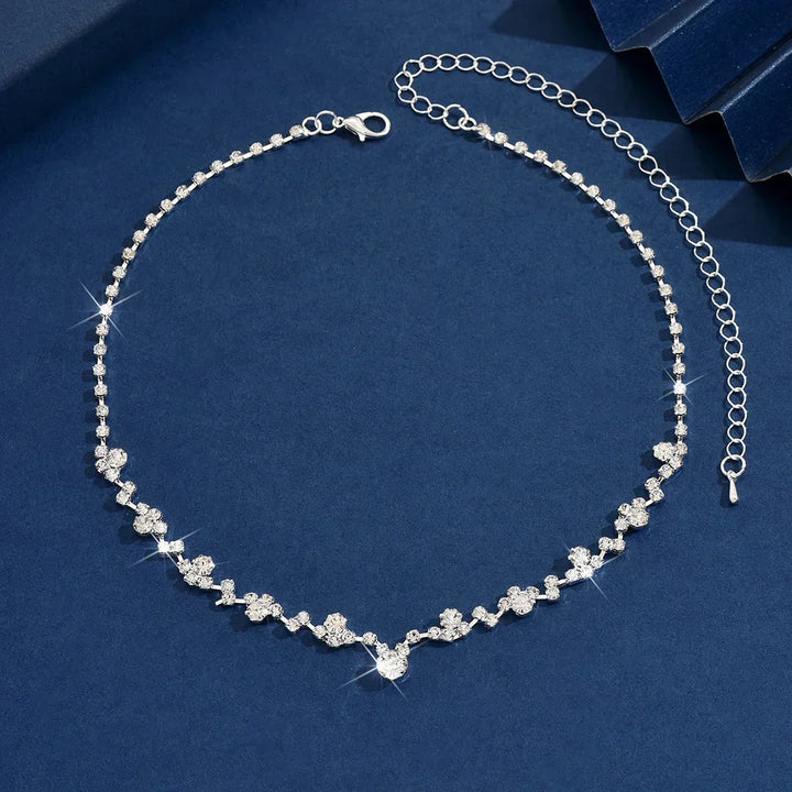 Elegantes Hochzeitscollier mit Diamanten