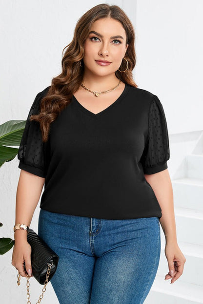 Bluse mit V-Ausschnitt - Ansicht 3