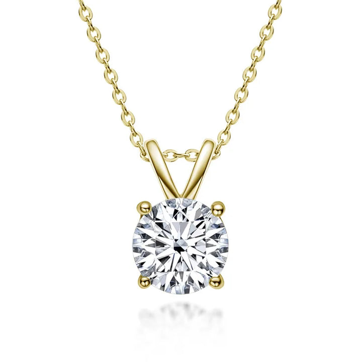 Exklusive Sterling Silberkette mit Moissanite