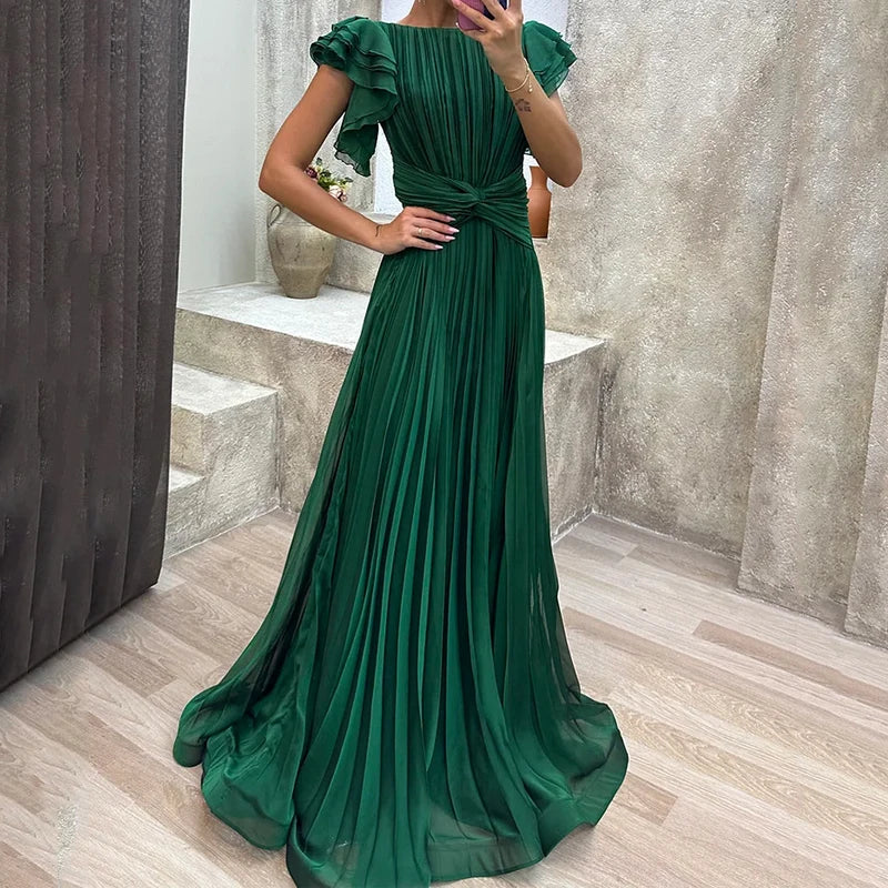 Kleid mit Falten in Rosa - Ansicht 3