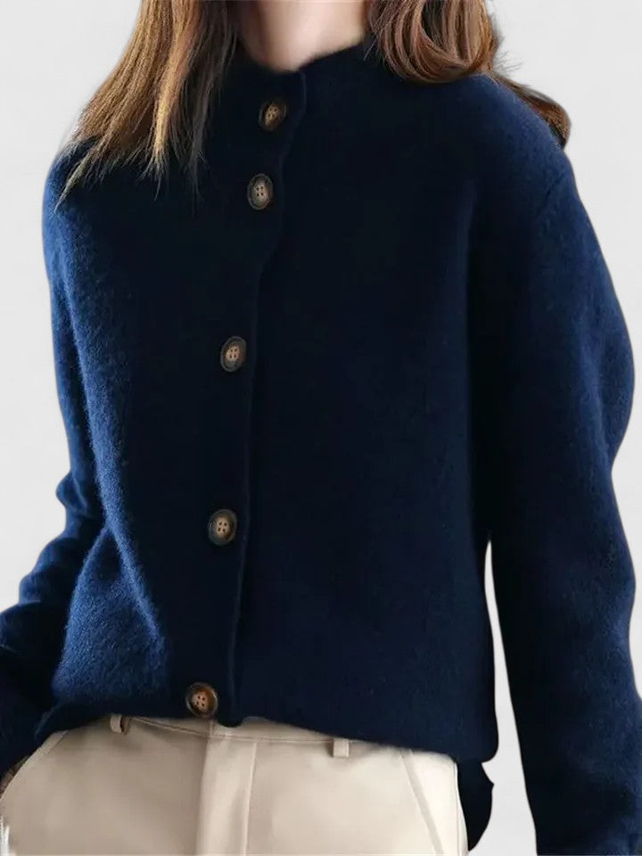 Strickjacke in Apricot - Ansicht 4