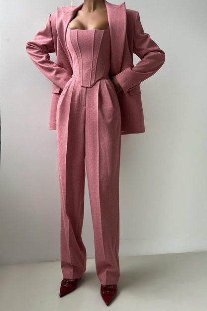 Blazer in Grau und Rosa - Ansicht 8