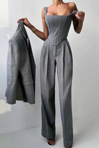 Blazer in Grau und Rosa - Ansicht 7