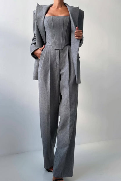 Blazer in Grau und Rosa - Ansicht 6