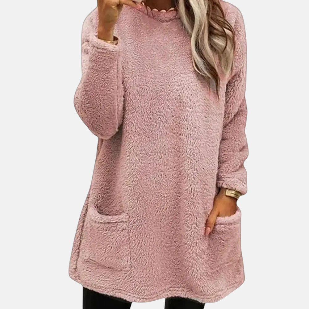 Strickpullover in langer Form - Ansicht 3