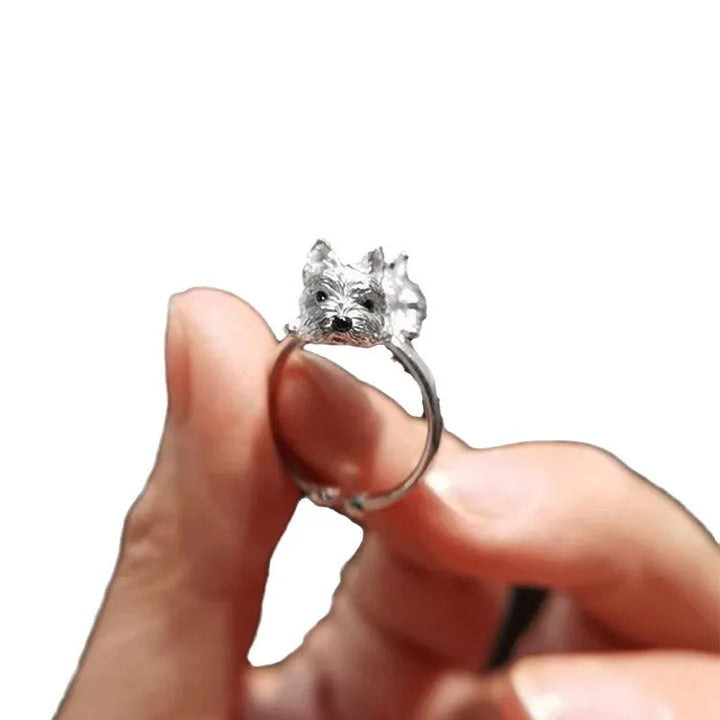 Retro-stil verstellbarer Hund Ring