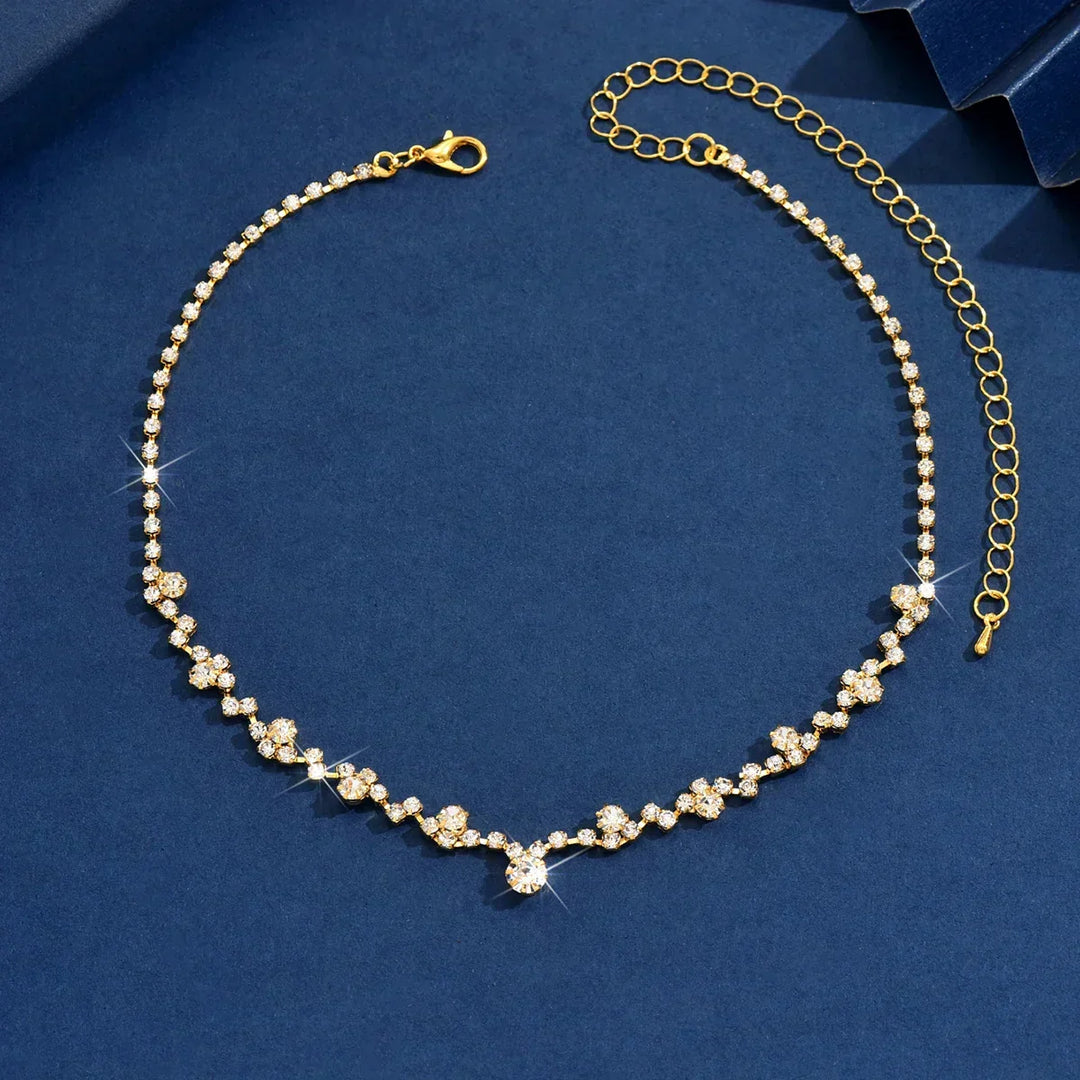 Elegantes Hochzeitscollier mit Diamanten
