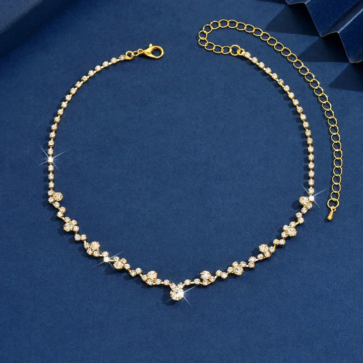 Elegantes Hochzeitscollier mit Diamanten