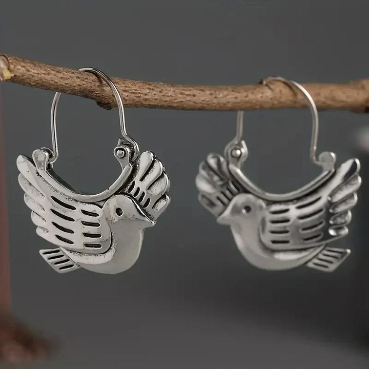 Boho vogelinspirierte Ohrringe