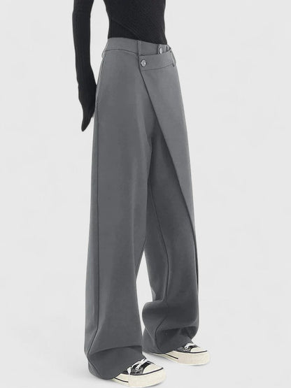 Stoffhose in Schwarz und Kaffeebraun - Ansicht 9