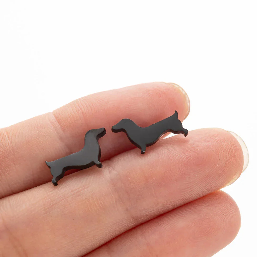 Dackel Ohrstecker