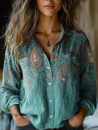 Bluse mit Langarm in langer Form - Ansicht 4