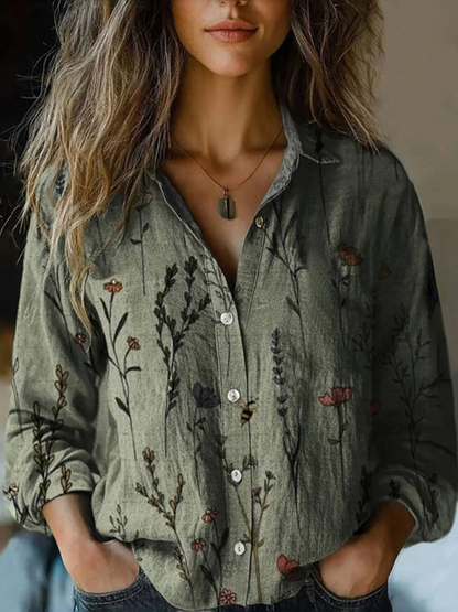 Bluse mit Langarm in langer Form - Ansicht 2