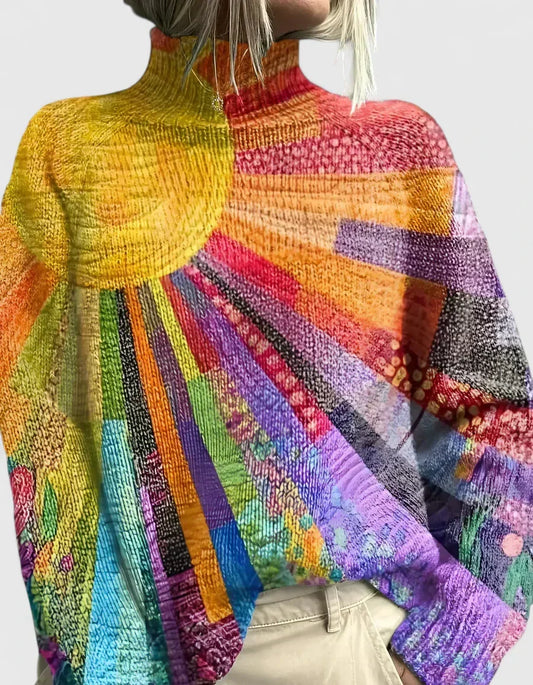 Strickpullover in Multicolored