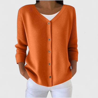 Strickjacke in Grün und Rosa - Ansicht 5