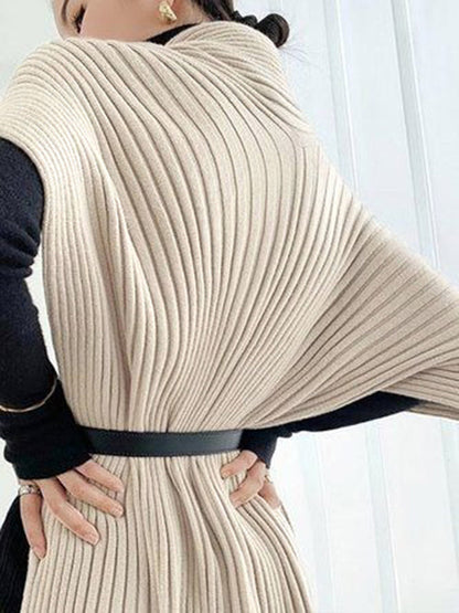 Strickpullover mit asymmetrischem Schnitt - Ansicht 6