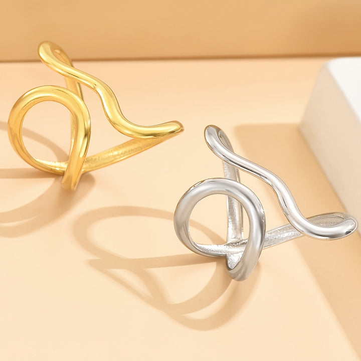 Schicker Ring mit Asymmetrischer Welle