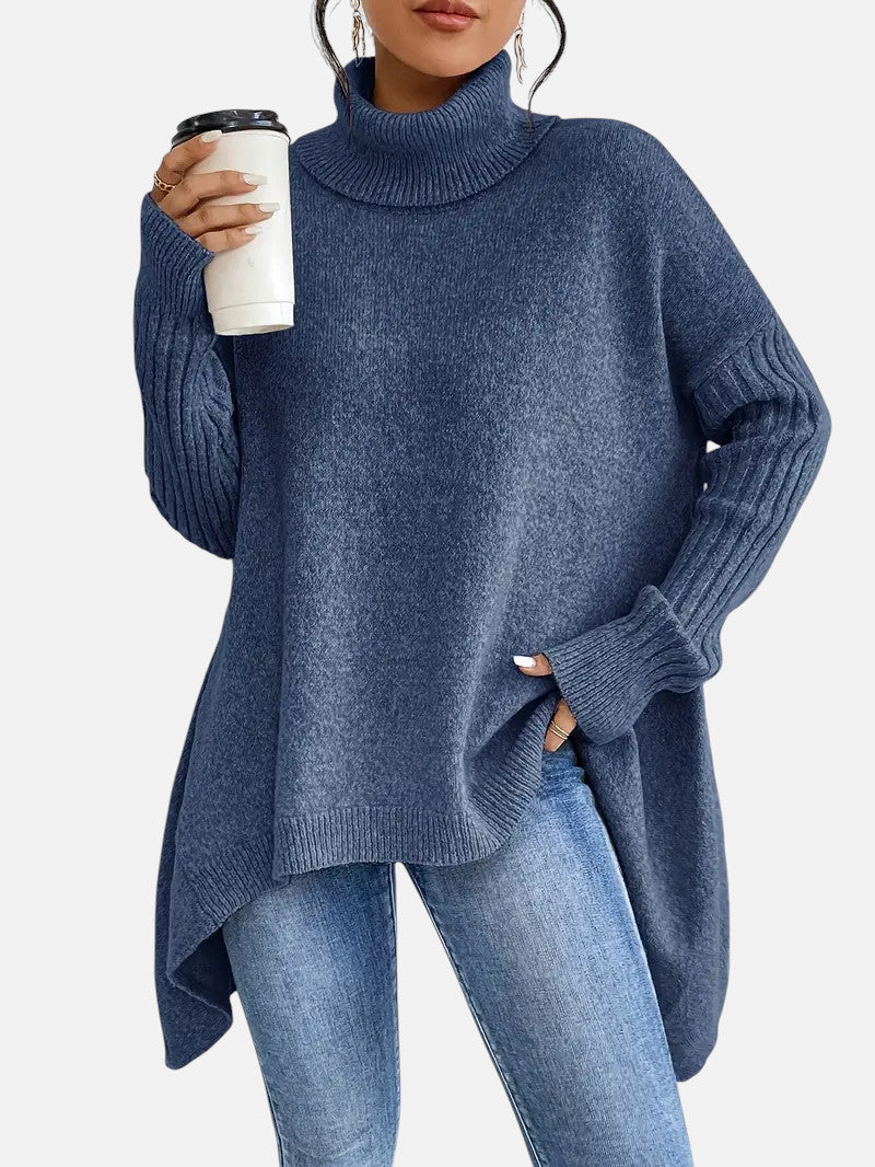 Rollkragenpullover mit Rollkragen in Khaki - Ansicht 6