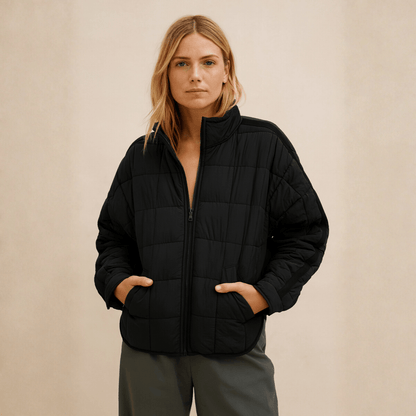 Steppjacke mit Reissverschluss