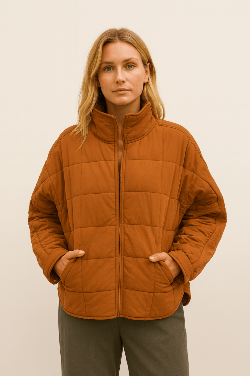 Steppjacke mit Reissverschluss - Ansicht 6