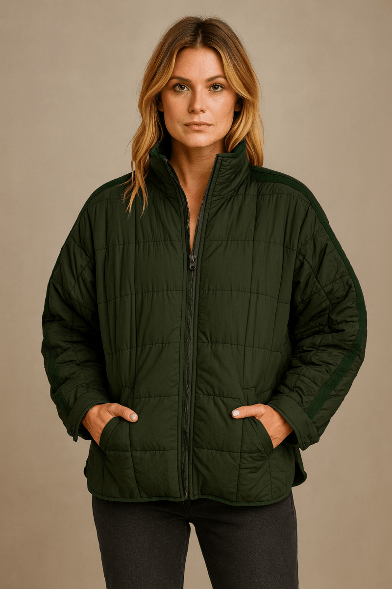 Steppjacke mit Reissverschluss - Ansicht 3