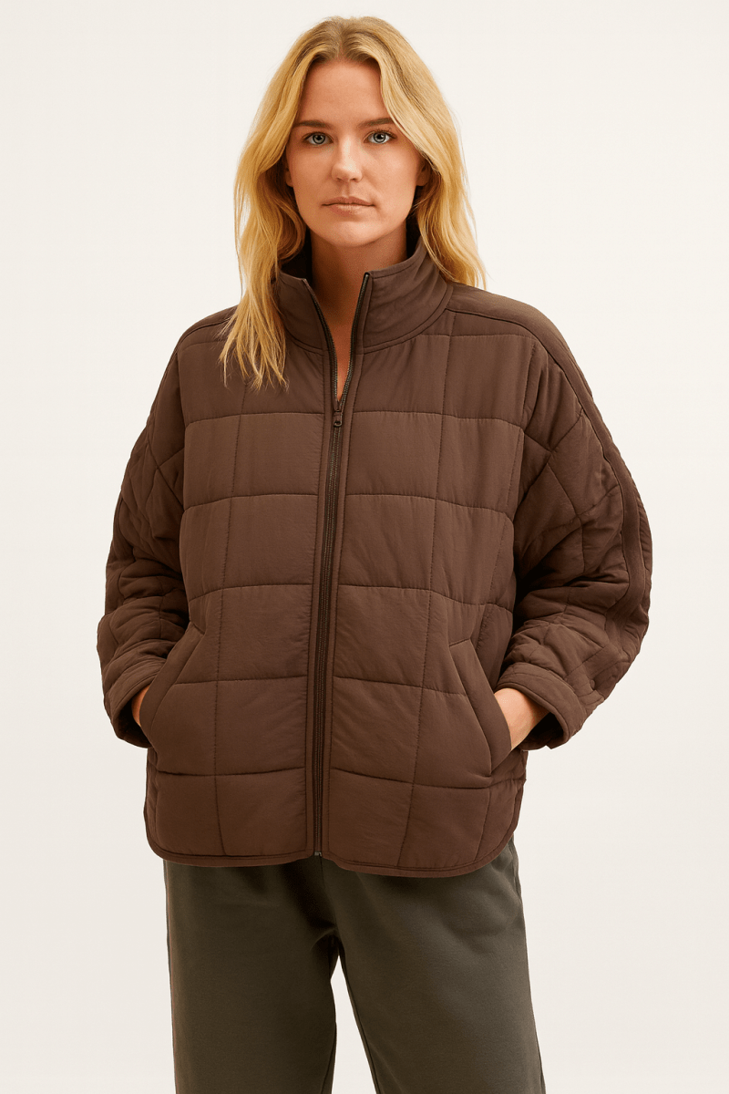 Steppjacke mit Reissverschluss - Ansicht 2