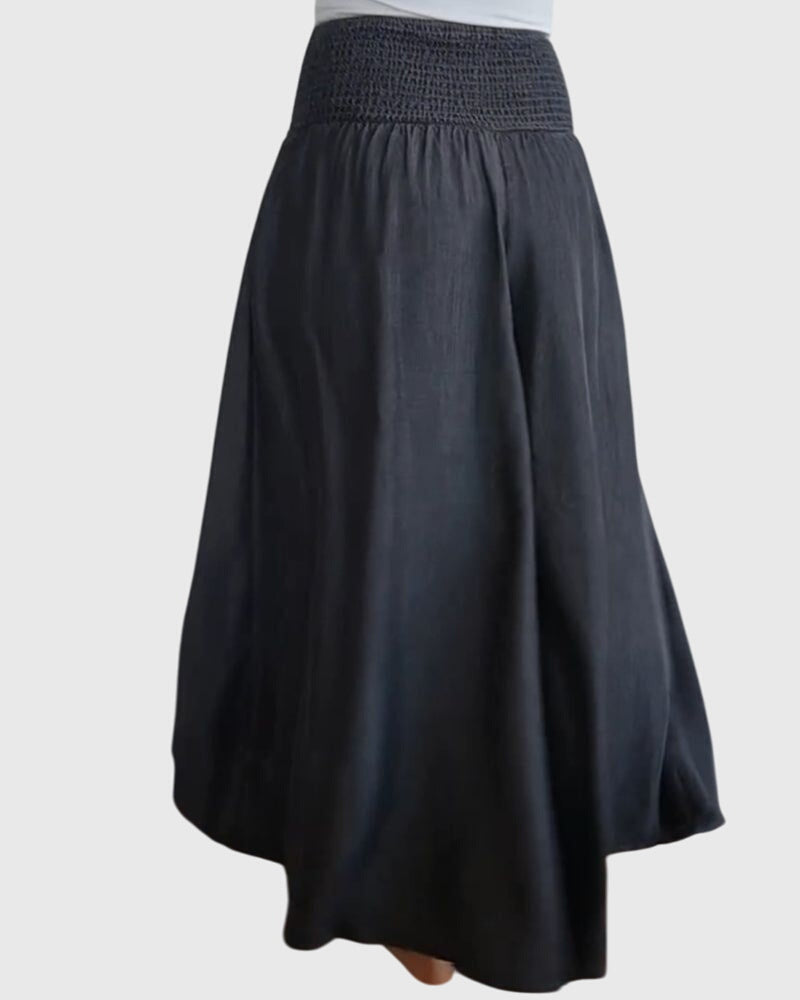 Stoffhose mit Gummizug und Taschen - Ansicht 5