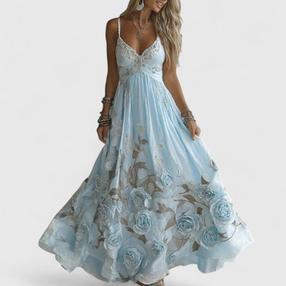 Kleid mit Stickerei in Weiss - Ansicht 2