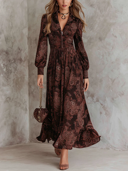 Midikleid mit Reissverschluss