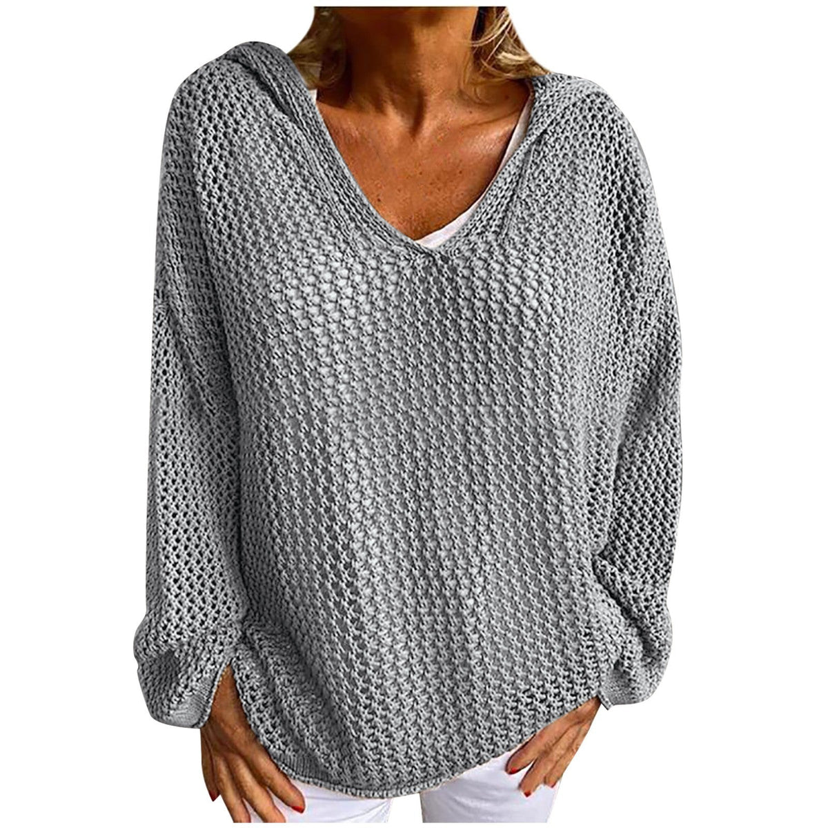 Strickpullover in Khaki - Ansicht 8