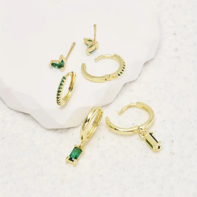 Fiorenza Viridelle Ohrring-Set | Gold