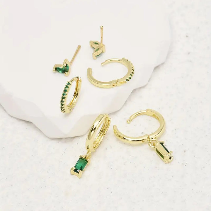 Fiorenza Viridelle Ohrring-Set | Gold