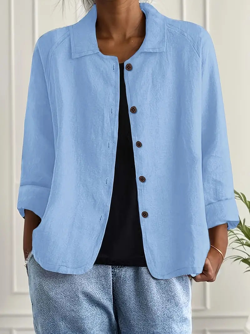 Top in Rosa und Khaki
