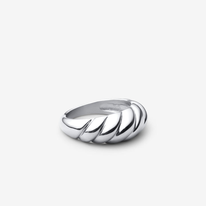 Croissant Ring | Weißgold