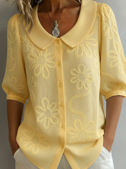 Bluse mit Blumenmuster