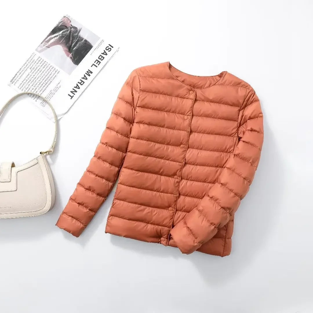Jacke in Khaki und Schwarz