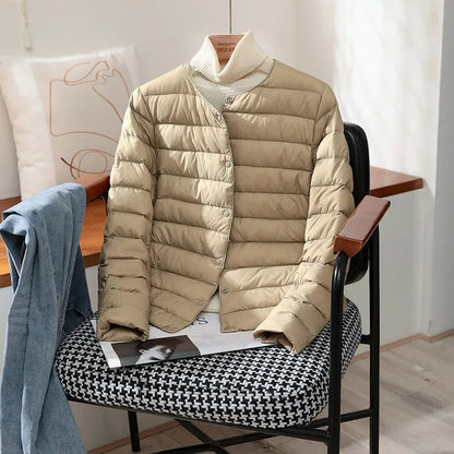 Jacke in Khaki und Schwarz - Ansicht 3