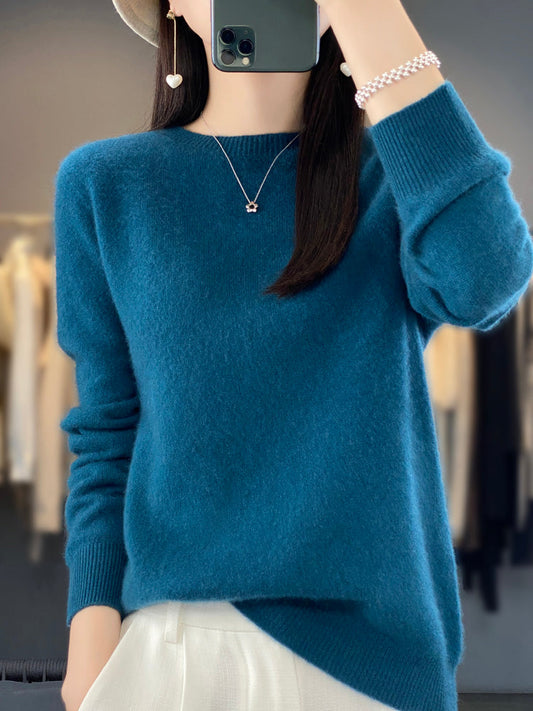 Strickpullover in Turquoise - Ansicht 2