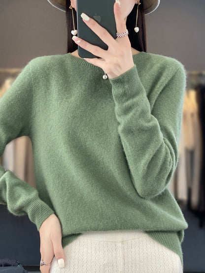 Strickpullover in Turquoise
