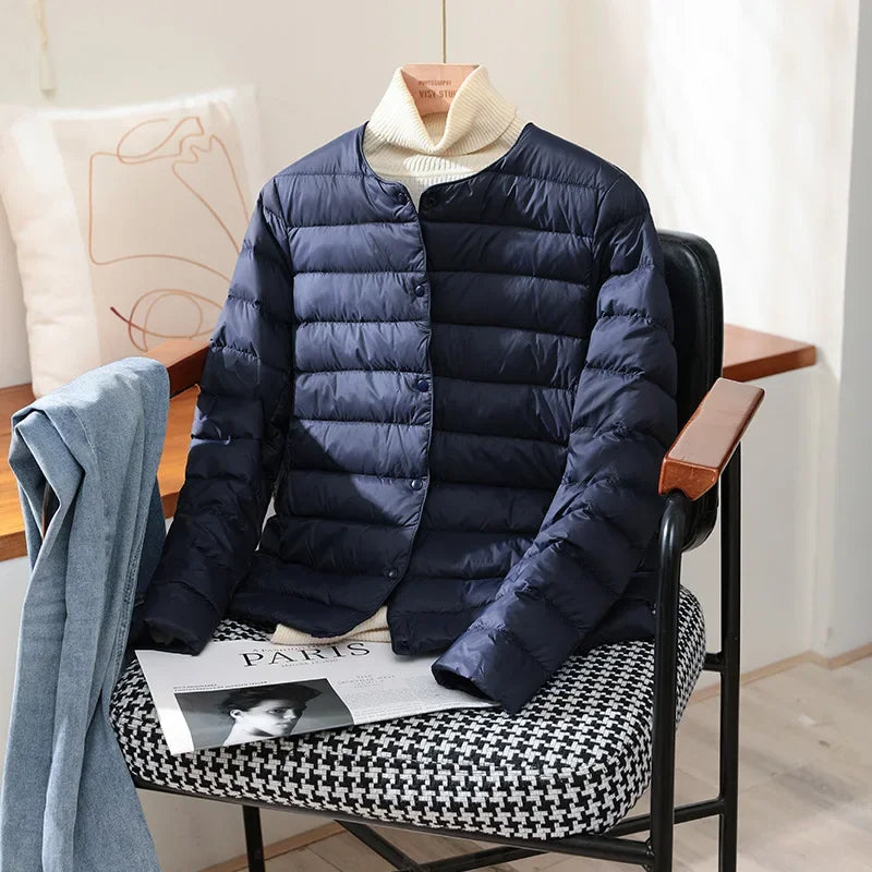 Jacke in Khaki und Schwarz - Ansicht 7