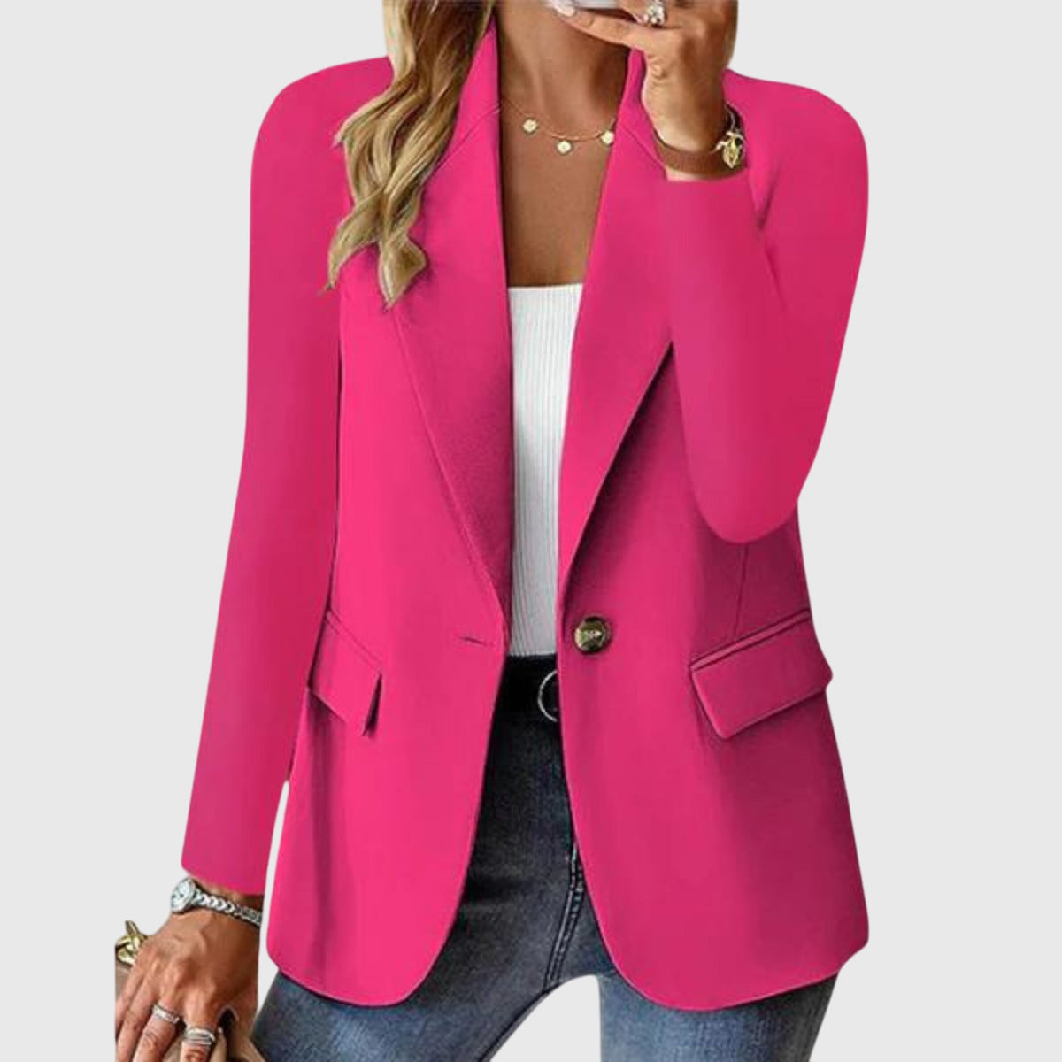 Blazer in Rot und Weiss - Ansicht 6