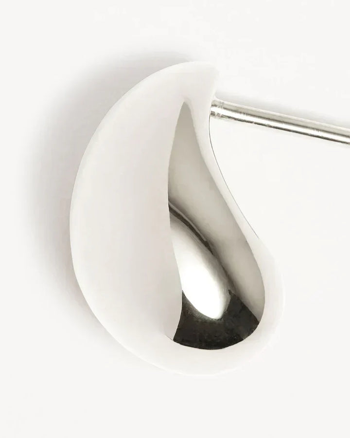 Mato Drop Ohrringe | Weißgold