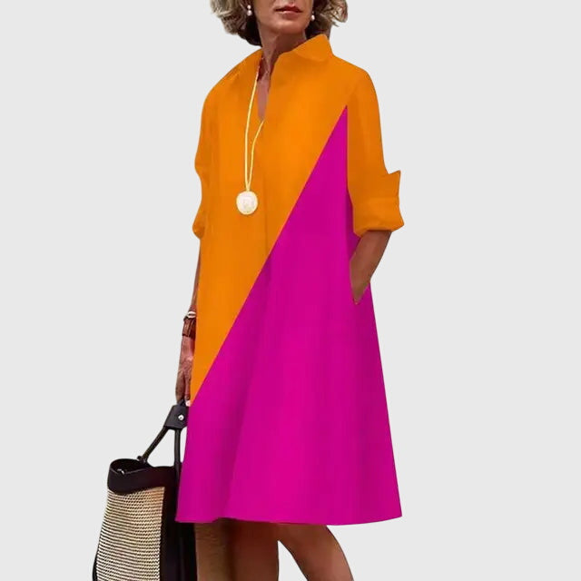 Kleid mit Taschen in Rot - Ansicht 9