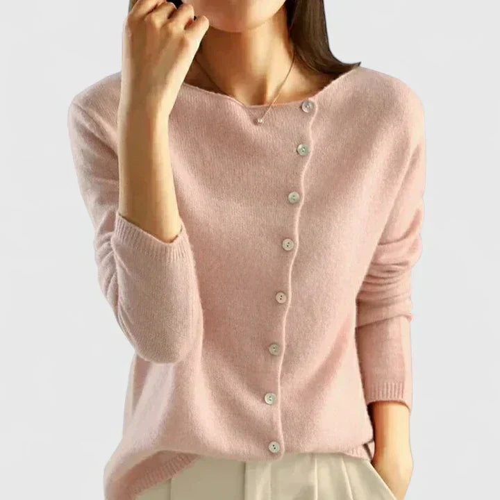 Strickjacke mit Knopfleiste - Ansicht 4