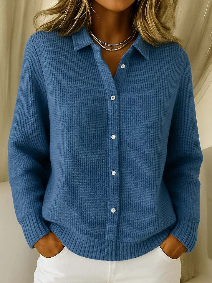Strickjacke in Blau und Rosa - Ansicht 5